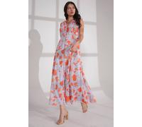 Rose & Nancy Women's florrie-blue-orange-dress in Blue | Size: Large Rose & Nancy Blue L