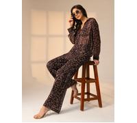 Rose & Nancy Women's indira-animal-print-shirt in Brown | Size: Medium Rose & Nancy Brown M