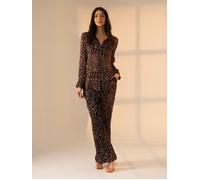 Rose & Nancy Women's indira-animal-print-trouser in Brown | Size: 10-12 Rose & Nancy Brown 10-12