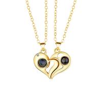 Rose Necklace Magnetics Couple Necklace For Him And Her I Love You Necklace 100 Languages Magnetics Necklace Bracelets For Women Men Friends Gift Mothers Day Gifts from Daughter (B, One Size)