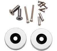 Rose Pack to Suit Aluminium Pull Handles - 52 x 8mm - Satin Anodised Aluminium | Rose Pack to Suit Pull Handles - Screwless Fix Concealed Rose - Door Pull Handle Hardware