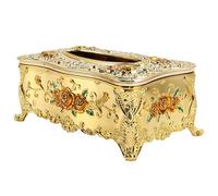 Rose Patterned Tissue Box Holder for Living Room and Office