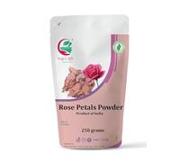 Rose Petal Powder | 250 grams | Make Tea, Smoothies or Lattes | Best Ingredient for face mask | Soothing Fragrance | Excellent Natural Skin Toner | by Yogi’s Gift®