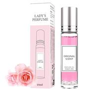 Rose Pheromone Perfume for Women 10ml, Long Lasting Natural Scent Perfume Oil, Roll On Perfume for Women and Men, Fresh Floral Fragrance，Mini Perfume Set for Valentine's Day (Rose-1p'c)