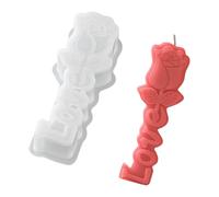 Rose Pillar Candles Silicone Mould, Professional Silicone Mould for Handmade Pillar Candle Making, Soap, Wedding Decoration, Flowers Candle Wax Casting