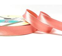 Rose Pink Byetsa Satin Fold 18mm Bias Binding on a 25m Roll