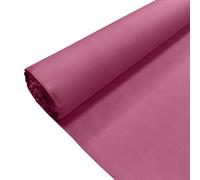 Rose Pink Plain Polycotton Fabric Dress Craft Poly Cotton Material | 1 Metre (100cm x 112cm) | Soft Poly Cotton for Sewing, Dressmaking, Crafts, Bunting & Lining