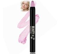 Rose Pink Shimmer Cream Eyeshadow Stick for Effortless Gradient Eye Makeup - Silky Smooth Blendable Waterproof Eye Shadow Pencil, Long Lasting Smudge Resistant Twist-Up Makeup Stick