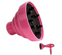 Rose Pink Universal Diffuser for Hairdryer, Hair Dryer Diffusers Portable Diffuser Hairdryer, Universal Hair Diffusers Collapsible for 4-5cm Hairs Drye, Applicable to Salon or Home Use