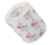 Rose Printed Toilet Paper Roll, Soft Wood Pulp Tissue for Home Travel | Floral Pattern Design, Decorative Aesthetic Look, Practical Roll Format, One Piece, Suitable for Daily Use
