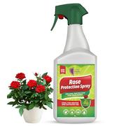 Rose Protection Spray 500ml - Ready to Use Natural Plant Protection for Roses - Controls Aphids, Greenfly, Spider Mites, Whitefly, Mildew & Black Spot - Biodegradable Rose Care Spray