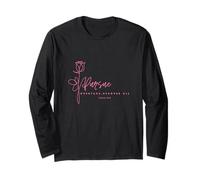 Rose, Pursue, Overtake, Recover All, Women, Teens, Girls Long Sleeve T-Shirt