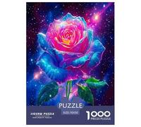 Rose Puzzles 1000 Piece Challenge Toy Adults And Children Fantasy Creative Puzzles Educational Challenge Home Decoration Gift 70x50cm/1000pcs