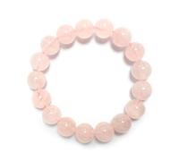 Rose Quartz Bracelet for Unisex|approximately 7Inch Natural Crystal 9/16 inch Bead Energy Chunky Bracelet for Good Energy, Protection Gifts for Him Her, Mens Bracelet, Unique Gifts, Boho Jewelry14MM