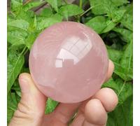 Rose Quartz Crystal Balls, Rose Quartz Ball Clear Negative for Decoration,40mm