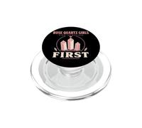 Rose Quartz Crystal Self Love Wellness Girl Gift PopSockets PopGrip for MagSafe