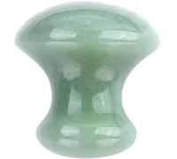 Rose Quartz Gua Sha Stone, Natural Massage Roller for Facial Massages, Reduces Eye Swelling and Tightens the Skin, Original Gua Sha Facial Treatment for a Radiant Complexion (Green)