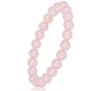 Rose Quartz Handmade Bracelet, Pink Crystal Stone Love Friendship Chakra Bracelet, Business Money Energy Wealth Good Luck Prosperity Feng Shui Yoga Beaded Bracelet for Men Women