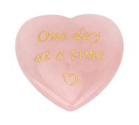 Rose Quartz Heart Mother Healing Crystals Set Stones Love Shaped Polished Crystal Cute Pocket Thumb Reiki Balancing Meditation Tiny Pink Hearts