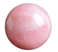 Rose Quartz Magic Crystal Ball Ornament Sphere,50mm