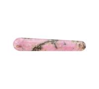 Rose Quartz Massage Stick Obsidian Yoni Wand for Facial Massage Kegel Exercise Natural Jade Stone Guasha Massager-Rhodonite Stick