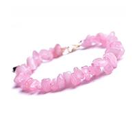 Rose Quartz Natural stone Rose Powder Crystal for Women Pink Spar for Summer Rose Quartz 18cm