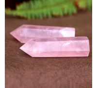 Rose Quartz Point For Crystal for Heart Centered Practice Energy Alignment and Gentle Decorative Element in Homes