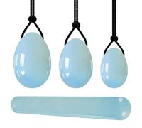 Rose Quartz Yoni Egg Massage Stress Balls Women Kegel Exercise Ball Yoni Wand Set Tightening Jade Egg-Type 9