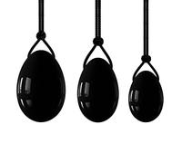 Rose Quartz Yoni Egg Set Drilled Natural Jade Eggs Amethyst Kegel Balls Massage Egg Obsidian Yoni Crystal Egg,Eggs B