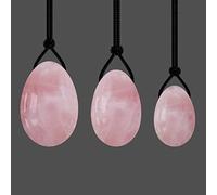 Rose Quartz Yoni Egg Set Drilled Natural Jade Eggs Amethyst Kegel Balls Massage Egg Obsidian Yoni Crystal Egg,Eggs C