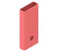 (rose red, 2C 20000mAh) Anti-slip Soft Silicone Protective Skin Cover Case For Xiaomi Mi Powerbank 2C 20000mAh