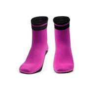 (Rose Red, 2XL) Neoprene Diving Socks Boots Anti Slip Beach Warm Wet-suit Snorkel Surfing Swim