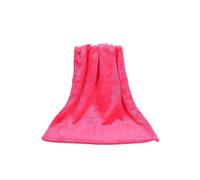 (Rose Red, 50x70cm) Coral Fleece Blankets Super Soft Shaggy Universal Solid-color Fleece Blankets For Sofa