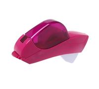 Rose Red Automatic Tape Dispense Hand-held One Press Clear Tape Cutter Suitable for Taping Gifts Packages Scrapbooks Envelopes