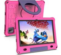 (Rose Red) Kids Tablet 10 inch, Android 14 Tablet for Kids with 6GB RAM and 64GB ROM, 6000 Mah, Tablet PC with Time Limits, Age Filters,Parental Controls,5G WIFI