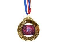 Rose Red Monoceros Rosette Nebula Pattern Gold Award Winner Medal First Place Ribbon