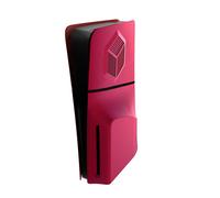 (Rose Red) Ps5 Slim Cover Plates Compatible With Ps5 Slim Disc Edition, Separated Abs Ps5 Slim Cover/faceplates/shells, Ps5 Slim Accessories