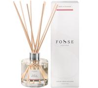 Rose & Rhubarb Reed Diffuser 200ml | Sweet Floral with a Fruity Twist | 10 Natural Fibre Reeds | Vegan & Paraben Free | 4+ Months | Handmade in UK - Fosse Living