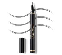 Rose Roll Eyebrow Pencil, Microblading Eyebrow Pen, Long Lasting, Waterproof, Smudge Proof Brow Pen, Creates Natural, Voluminous-Looking Brows, Brown