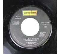 Rose Royce 45 RPM Pop Your Fingers / I wonder Where You Are Tonight