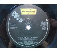 Rose Royce - Rose Royce Is It Love You're After/You Can't Run From Yourself 7" Whitfield K17456 EX 1979