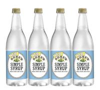 Rose’s Sweetened Simple Syrup 1 Liter Bottle | Perfect for Cocktails, Beverages, and Mixers