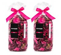 Rose Scented Dried Flowers 2Packs, Pot Pourri Fragrance Bag 240g | Natural Rose Petals, Long-Lasting Scent, for Drawers Closets Cars, Great Gift for Home Aromatherapy & Relaxation
