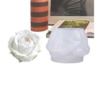 Rose Silicone Mold | Aromatherapy 3D Clay Craft Decor - Flower Shaped Silicone Cake Mold - for Holiday Birthday Party Offices Home Room Desk Desktop School Dormitory Apartment
