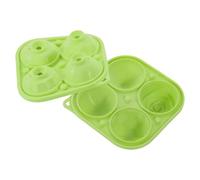 Rose Silicone Set with 4 Grid Covers for Ice Cubes Cocktails and Desserts Food Grade Round Design Easy Release (D, 13.50)