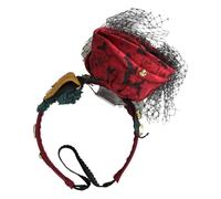 Rose Silk Crystal Netted Logo Diadem Headband - female - Dolce & Gabbana - Accessories - Red - ONE SIZE - Accessories ONE SIZE