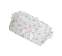 Rose Sweet Storage Pouches or Cosmetics Jewelry Travel Accessory Soft Cotton Fabric Large Capacity Organizers Large Capacity Cosmetic Organizers