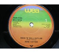 Rose Tattoo - Rose Tattoo Rock N Roll Outlaw/Bad Boy For Love 7" WEA 18720 EX 1981 German pressing
