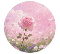 Rose -themed 1000-piece Round Puzzle Designed for Adolescents | Quality Family Time | Keep The Brain Active | 1000pcs (67.5x67.5cm)