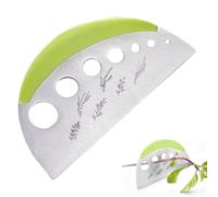 Rose Thorn Remover, 7 Holes, Rose Thorn Remover, 2 in 1 Stainless Steel Sausage Cutter for Garden, Coast, Kale Rosemary, Basil, Thyme